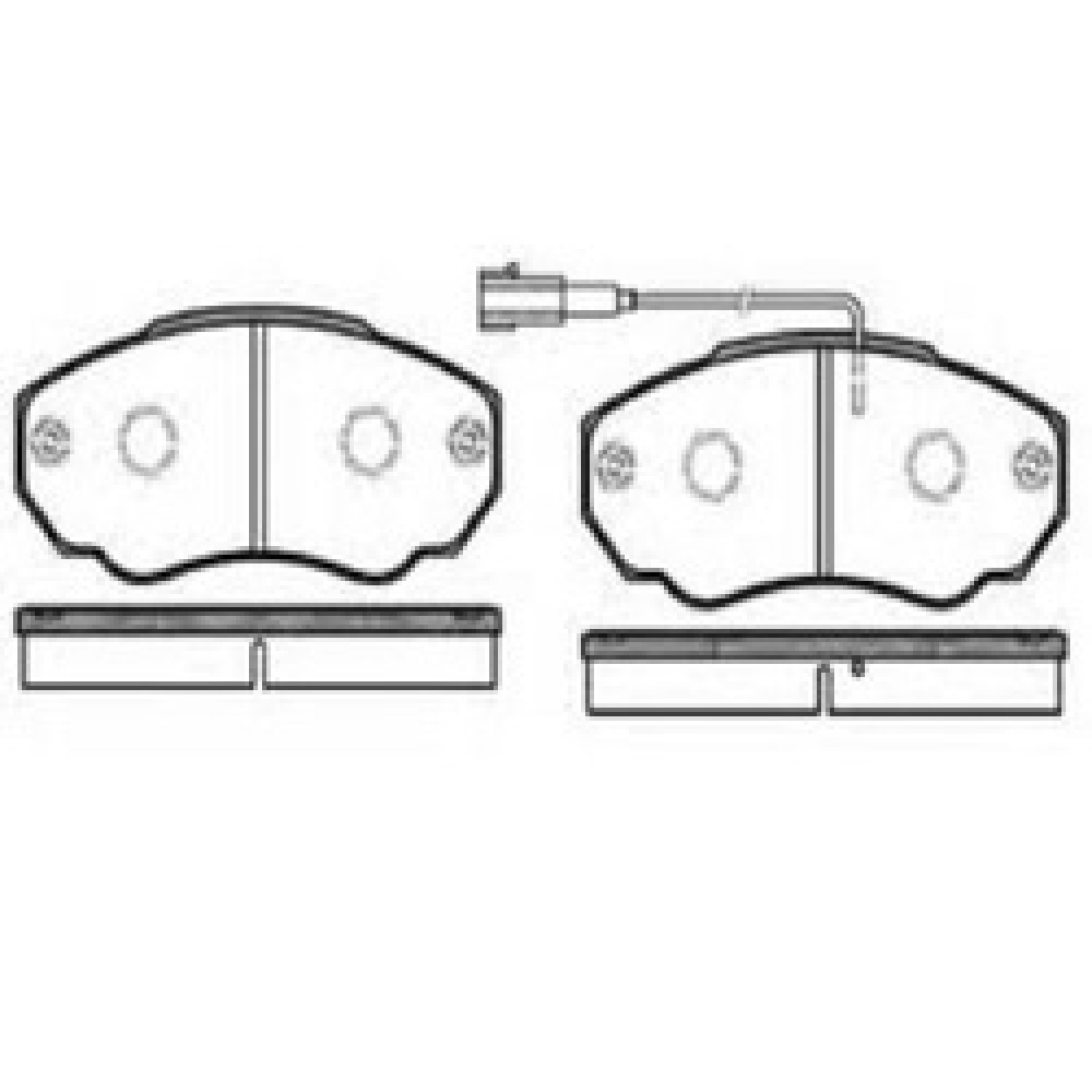 MGA-55396- ARKA FREN BALATASI WVA 23716 ( MINI : COOPER R50-R52-R53 1.6 16V ) (34 21 6 770 252 )